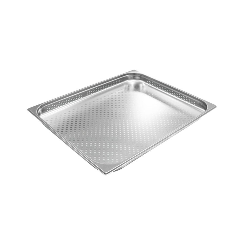 Vague Stainless Steel Perforated Gastronorm Pan GNP 2/1 - Al Makaan Store