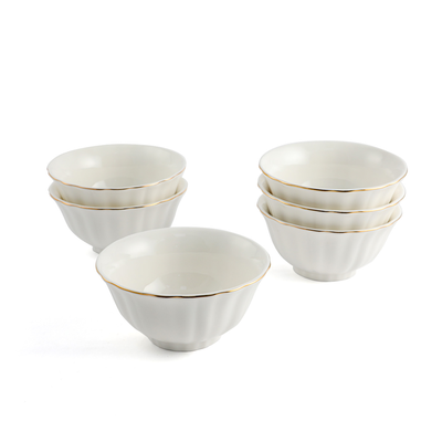 Solecasa 6 Piece Porcelain Bowl 4.5" - Al Makaan Store
