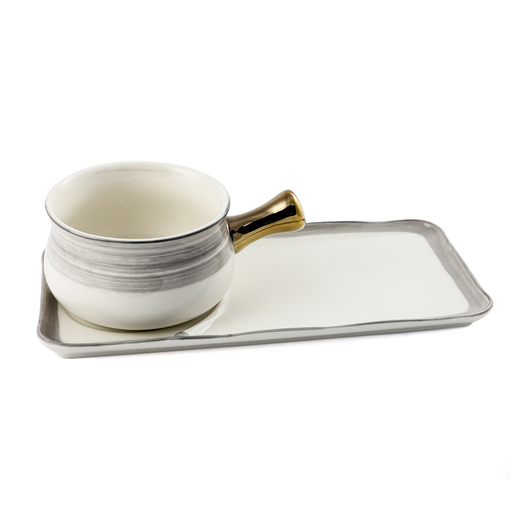 Solecasa 2 Piece Porcelain Breakfast Set - Al Makaan Store