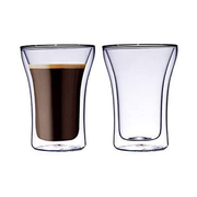 Blackstone Borosilicate Double Wall Glass Tumbler 250 ml 2 Piece Set - Al Makaan Store
