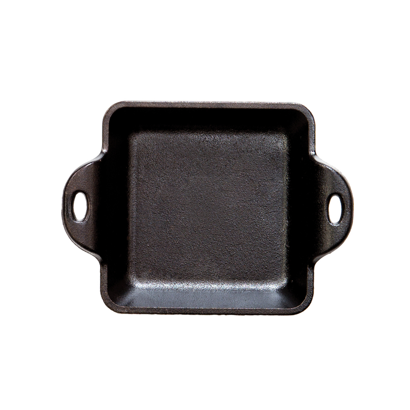 Lodge Heat-Treated 10 Ounce Square Cast Iron Mini Server - Al Makaan Store