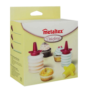 Metaltex Dolceforno Decorating Set for Muffins & Cupcakes - Al Makaan Store