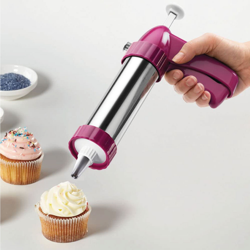 Metaltex Dolceforno Profi-Bisquick Professional Cookie Icing Gun - Al Makaan Store