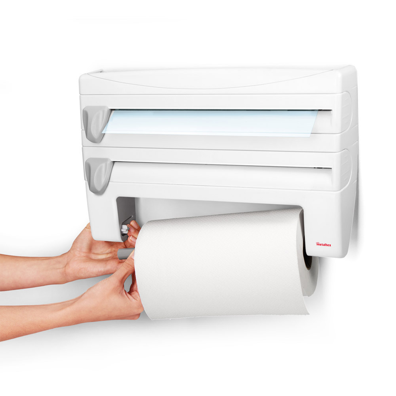 Metaltex Roll’ N’ Roll Kitchen Rolls Dispenser - Al Makaan Store