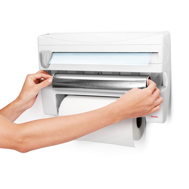 Metaltex Roll’ N’ Roll Kitchen Rolls Dispenser - Al Makaan Store