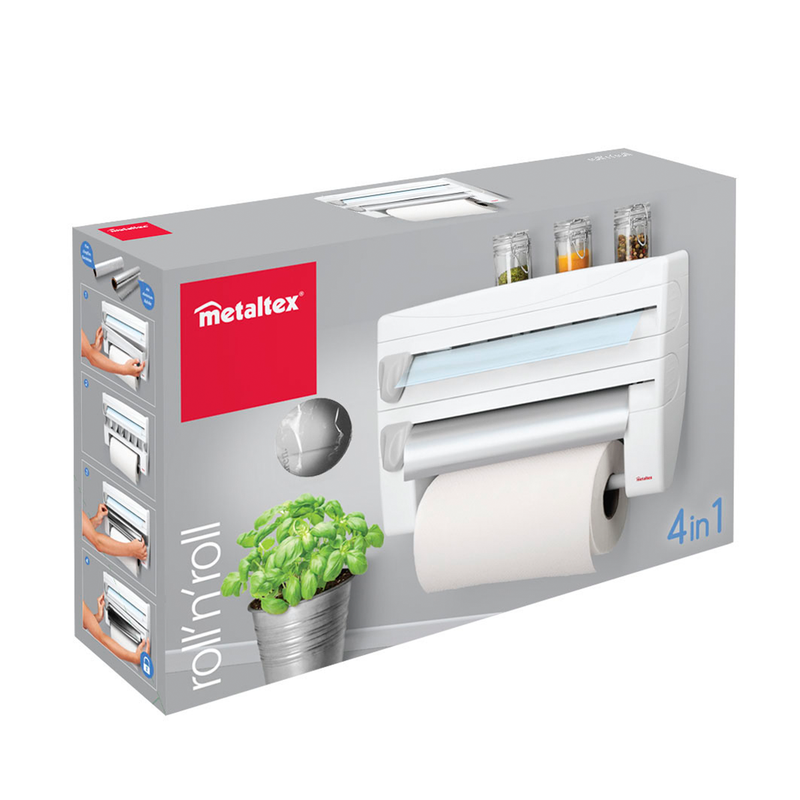 Metaltex Roll’ N’ Roll Kitchen Rolls Dispenser - Al Makaan Store