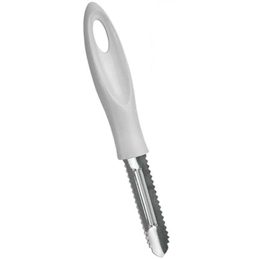 Metaltex Kristall Line Stainless Steel Vegetable Serrated Peeler - Al Makaan Store