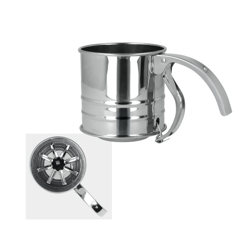 Metaltex Flour Sifter with Mechanism - Al Makaan Store