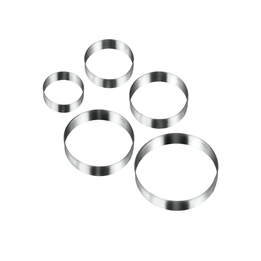 Metaltex Dolceforno Set of 5 Round Cookie and Bread Cutters - Al Makaan Store