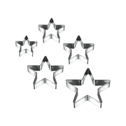 Metaltex Dolceforno Set of 5 Star Cookie and Bread Cutters - Al Makaan Store