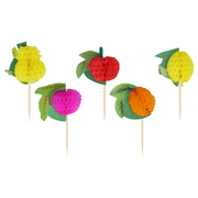 Metaltex Set of 12 Cocktail Exotic Fruit Picks - Al Makaan Store