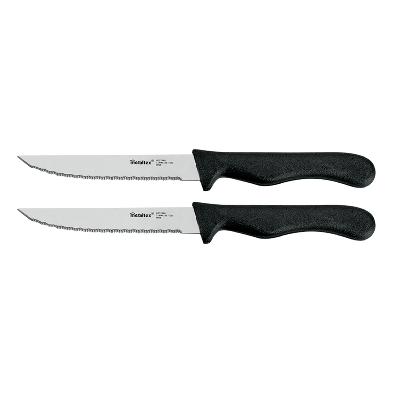 Metaltex Basic Line Set of 2 Steak Knives 20 cm - Al Makaan Store