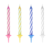 Metaltex Dolceforno Set of 24 Anniversary Candles with 12 Holders - Al Makaan Store