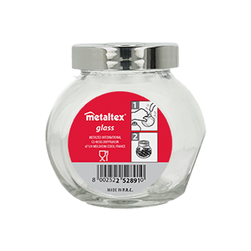 Metaltex Shake Line Multipurpose Glass Jar - Al Makaan Store