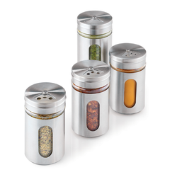 Metaltex Shake Line Salt & Pepper Spice Shaker 100 ml - Al Makaan Store