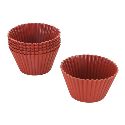 Metaltex Dolceforno Flex Silicone Set of 6 Muffin Cups - Al Makaan Store
