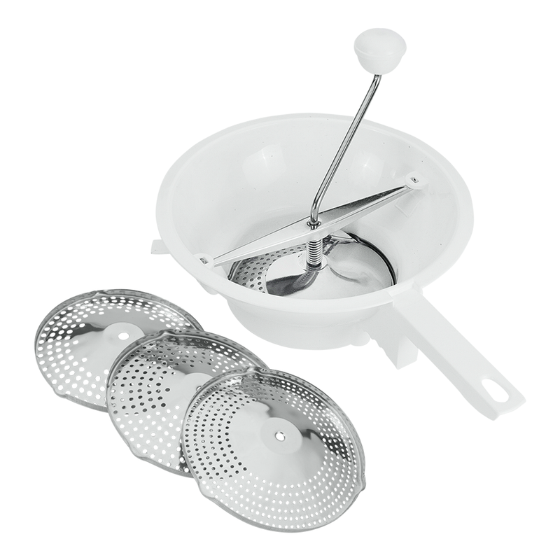 Metaltex Spring Polypropylene Food Mill With 3 Discs - Al Makaan Store