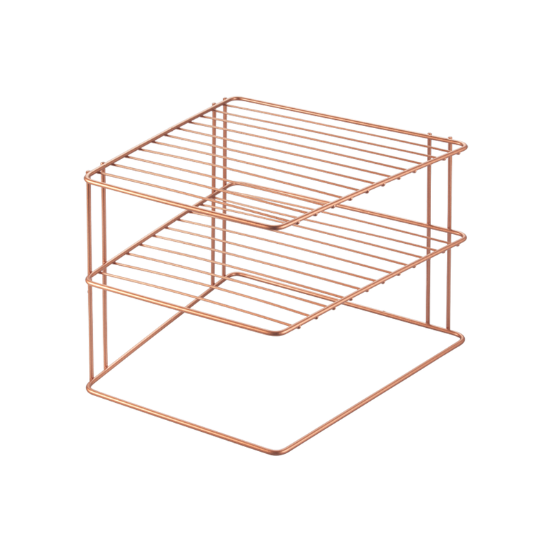 Metaltex Palio Copper 2 Tier Corner Rack - Al Makaan Store