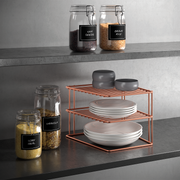 Metaltex Palio Copper 2 Tier Corner Rack - Al Makaan Store