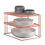 Metaltex Palio Copper 2 Tier Corner Rack - Al Makaan Store