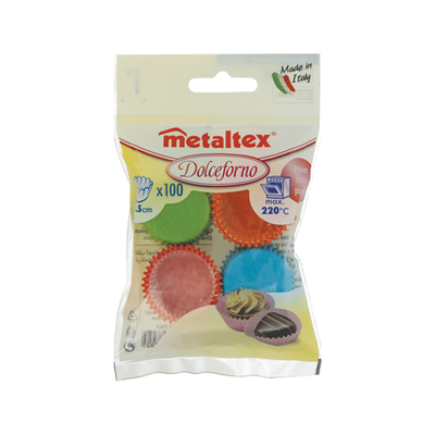 Metaltex Dolceforno Set of 100 Baking Paper Cups - Al Makaan Store