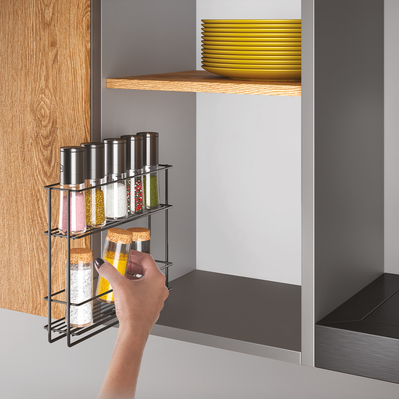 Metaltex In & Out Lava Sliding Spice Rack - Al Makaan Store