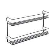Metaltex Pepito Lava 2 Tier Spice Rack - Al Makaan Store