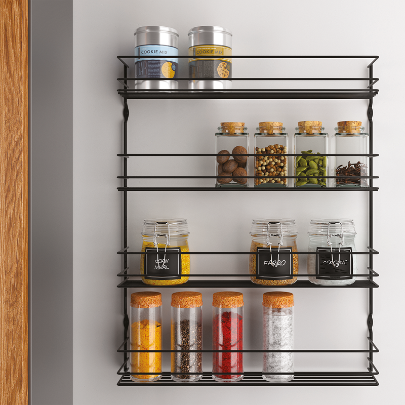 Metaltex Pepito Lava 4 Tier Spice Rack - Al Makaan Store