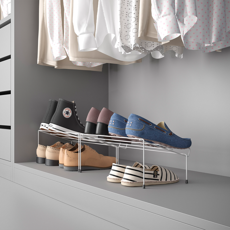 Metaltex Set of 2 Cipok-2 Double Level Shoe Organizer - Al Makaan Store