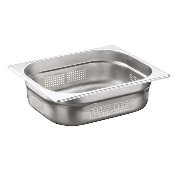 Ozti Stainless Steel Perforated Gastronorm Container GN 1/2-150 mm
