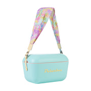 an Image of  A yellow tie-dye patterned interchangeable strap for Polarbox's 20L & 12L cooler box.