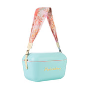 An image of a yellow flower-patterned strap designed for the Polarbox 20L & 12L cooler box. The strap can be easily interchanged to match different styles or preferences.