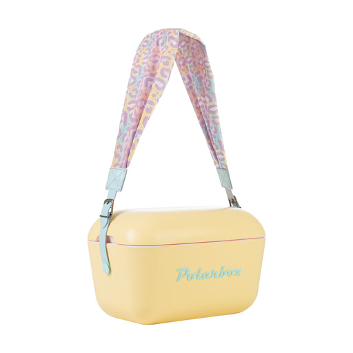 Image of a cyan interchangeable strap for the Polarbox Animal Cooler Box. The strap is designed to be used with both the 20L and 12L cooler box sizes.