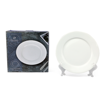 Porceletta 6 Piece Ivory Flat Plates Set - Al Makaan Store