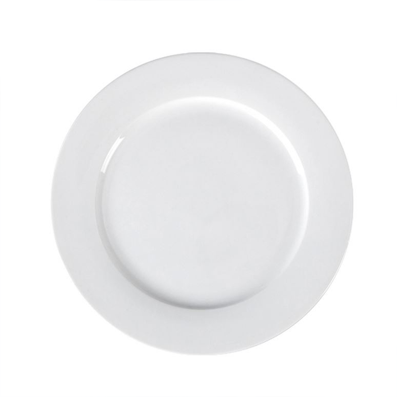 Porceletta 6 Piece Ivory Flat Plates Set - Al Makaan Store