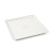 Porceletta 6 Piece Ivory Square Plates Set - Al Makaan Store