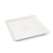 Porceletta 6 Piece Ivory Square Plates Set - Al Makaan Store