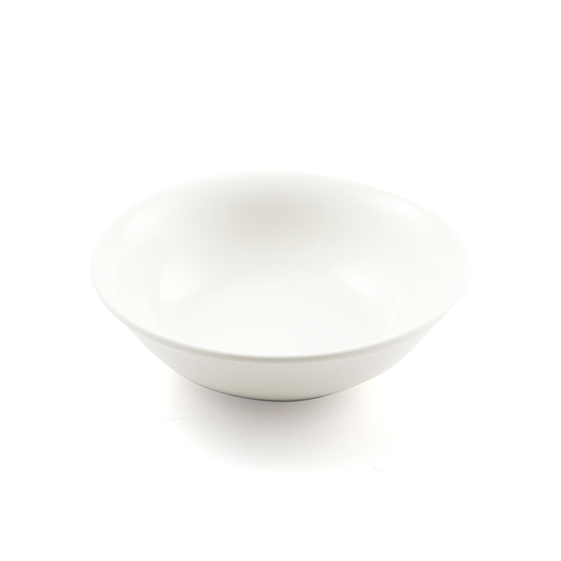Porceletta 4 Piece Ivory Rimmed Thick Deep Bowls Set - Al Makaan Store