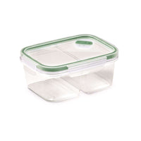 Snips Tritan Renew Airtight Rectangular Lunch Box with two Compartments 800 ml - Al Makaan Store