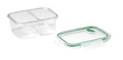 Snips Tritan Renew Airtight Rectangular Lunch Box with two Compartments 800 ml - Al Makaan Store