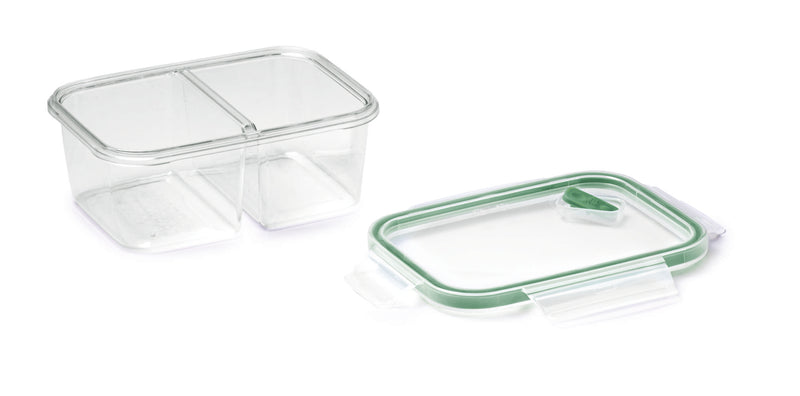 Snips Tritan Renew Airtight Rectangular Lunch Box with two Compartments 800 ml - Al Makaan Store