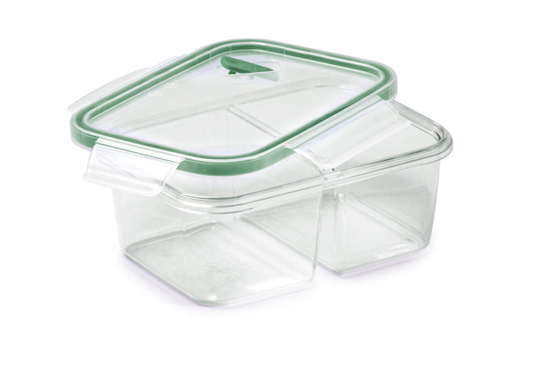 Snips Tritan Renew Airtight Rectangular Lunch Box with two Compartments 800 ml - Al Makaan Store