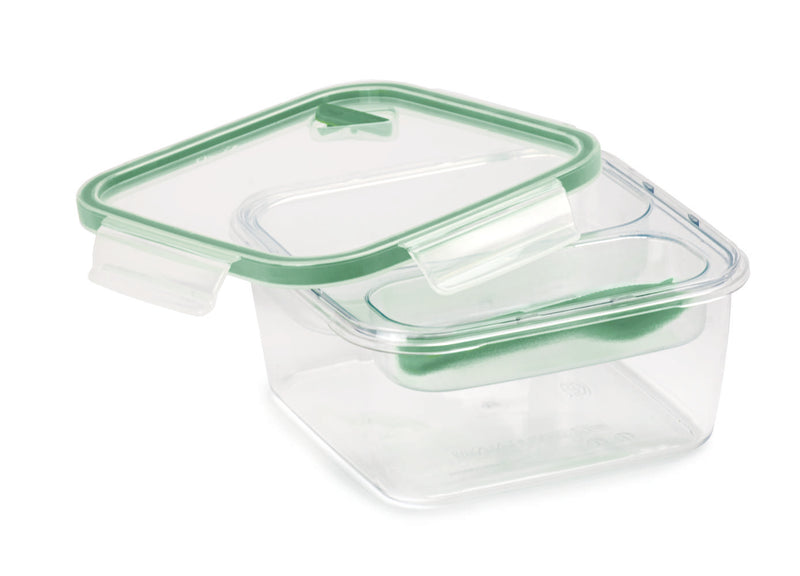 Snips Tritan Renew Airtight Square Lunch Box 1.4 Liter with Fork & Knife - Al Makaan Store