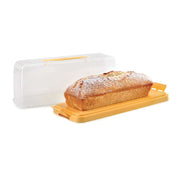 Snips Transparent & Yellow Plumcake Keeper 34.4 cm - Al Makaan Store