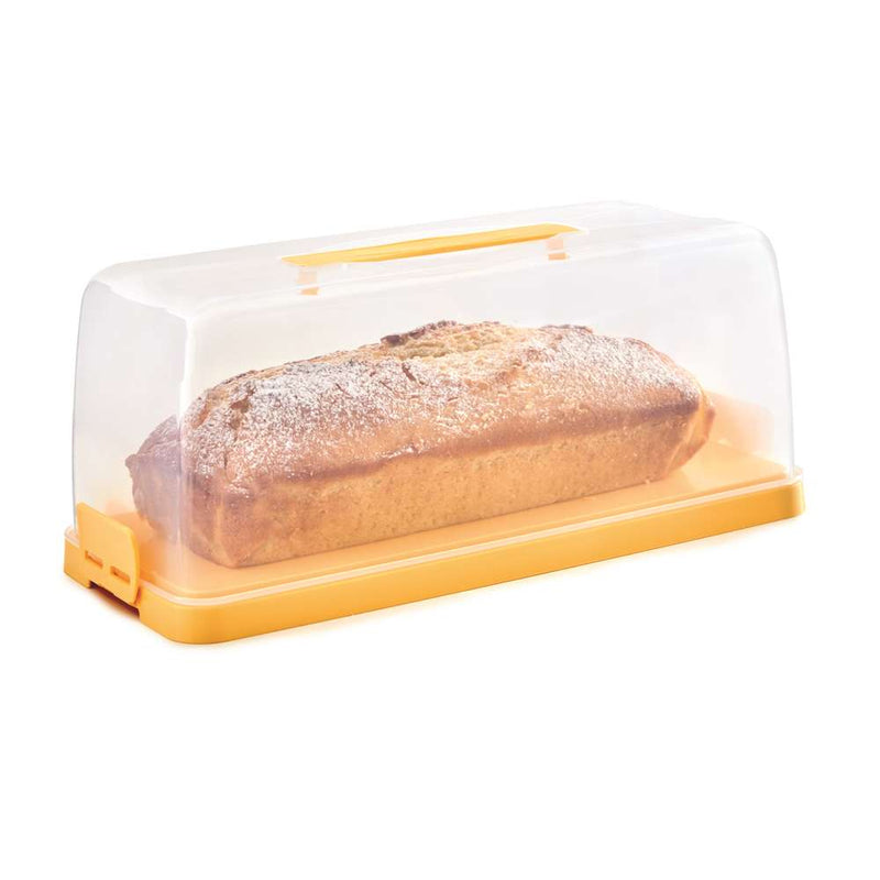 Snips Transparent & Yellow Plumcake Keeper 34.4 cm - Al Makaan Store