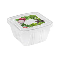 Snips 3 Pieces Fresh Square Container 0.25 Liter Set - Al Makaan Store