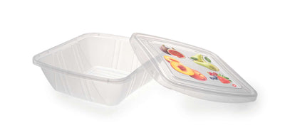 Snips 3 Pieces Fresh Square Container 0.5 L Set - Al Makaan Store