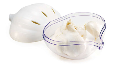 Snips Polystyrene Transparent Garlic Keeper 10.5 cm x 11 cm x 8 cm - Al Makaan Store