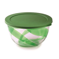 Snips Polystyrene Green Salad Bowl with Lid  23.5 cm - Al Makaan Store