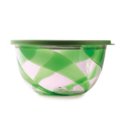 Snips Polystyrene Green Salad Bowl with Lid  23.5 cm - Al Makaan Store